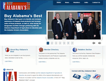 Tablet Screenshot of buyalabamasbest.com